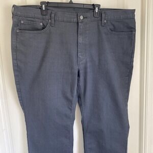 Levi's 541 Pants Jeans Charcoal Grey  Men's 46x30 (46x28.5) Denim Black Patch